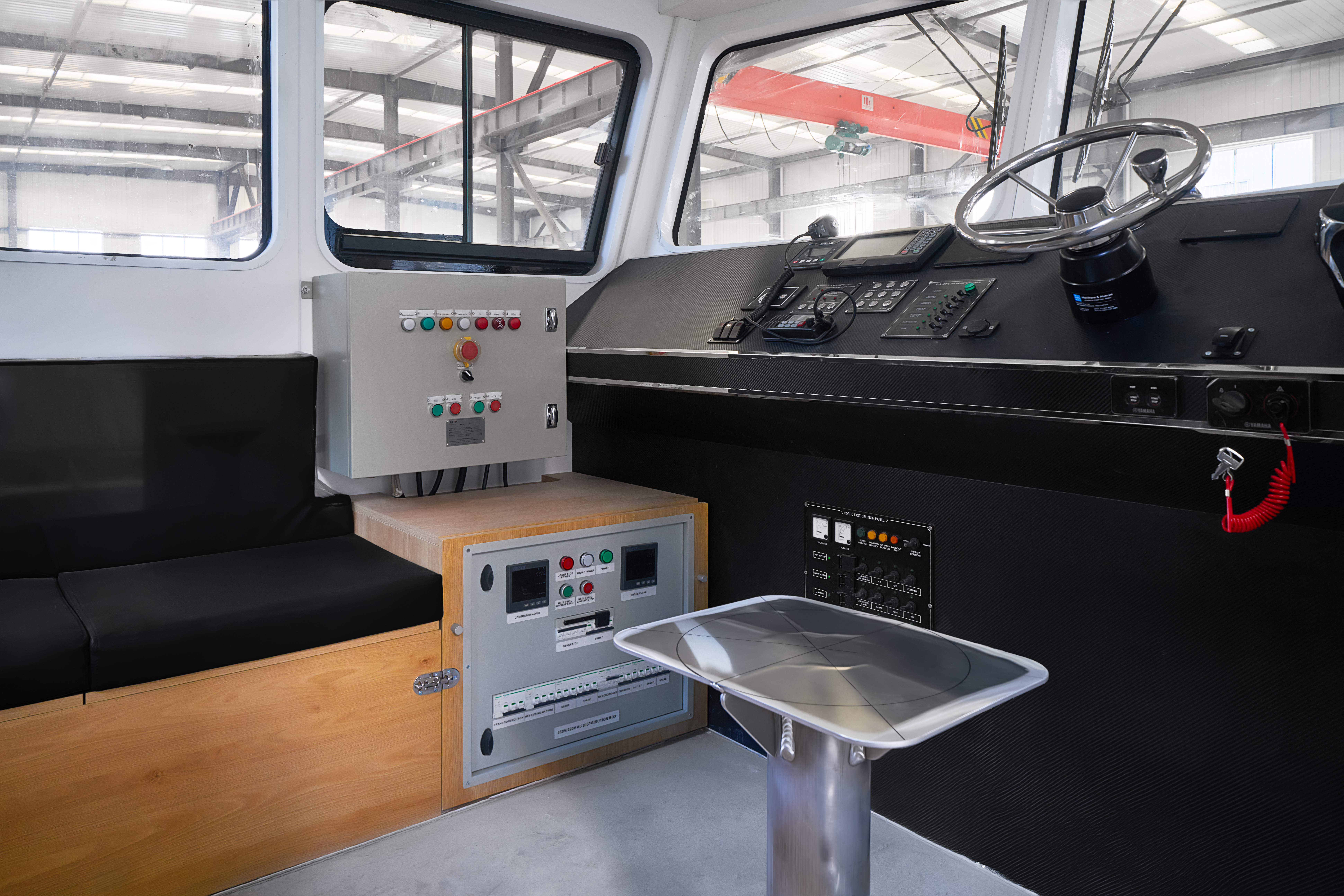 Workboat wheelhouse